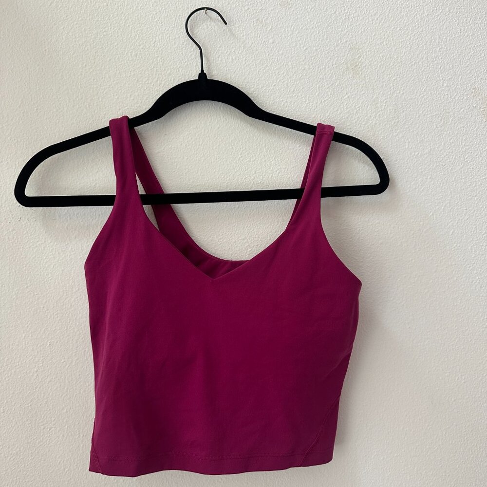 Lululemon Align Tank Ripened Raspberry Size 6 - Picture 2 of 3